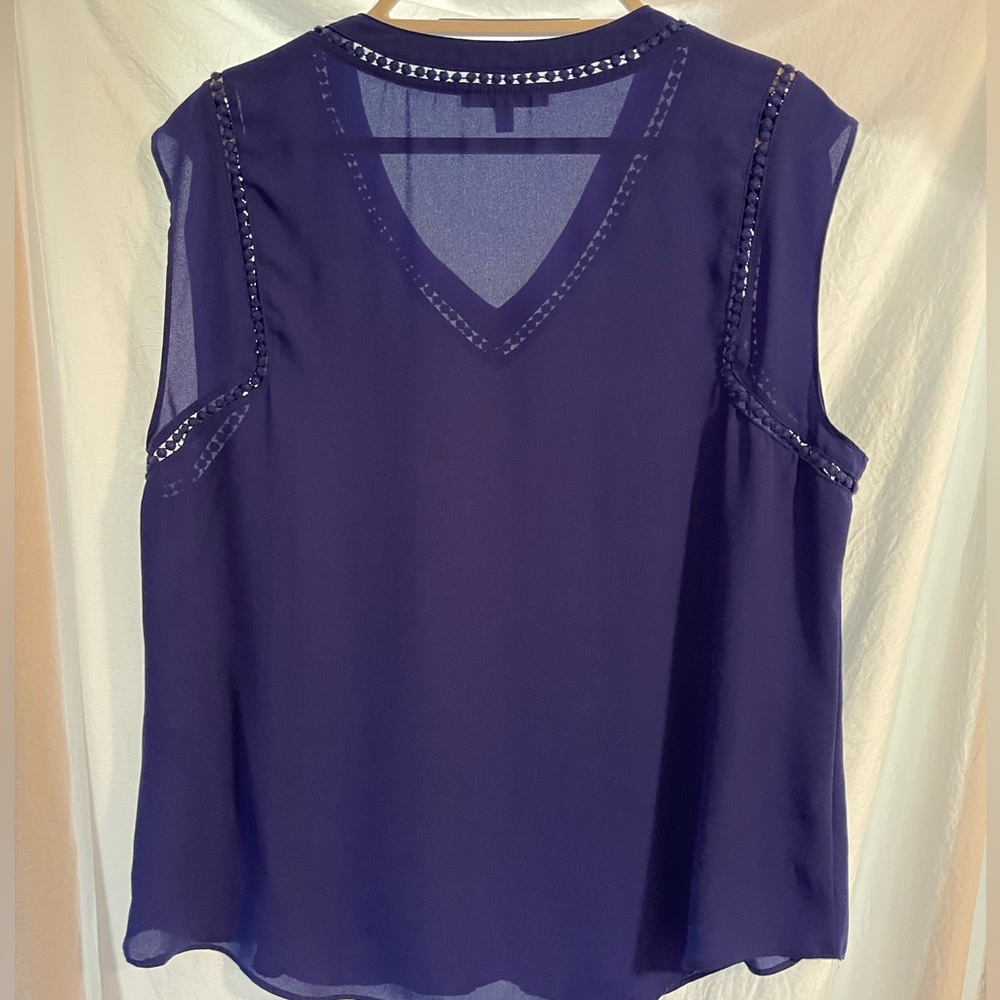 41 HAWTHORN Carla Crochet Detail Blouse size XL